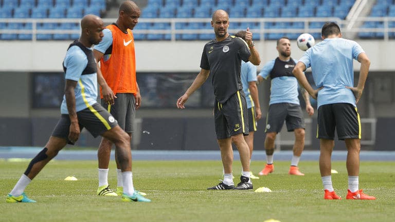 Resultado de imagen de manchester city guardiola training