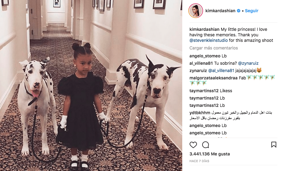 hijos de los famosos North West