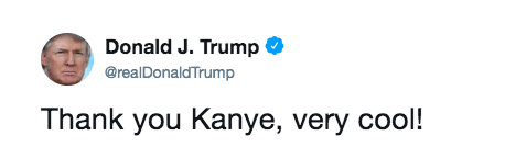 kanye west and trump