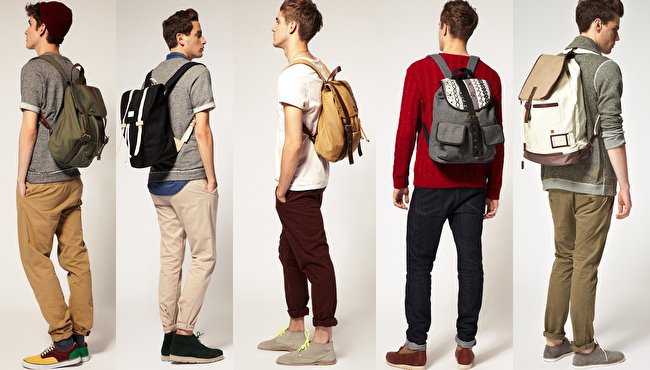 Mochilas, bolsos y carteras para hombres