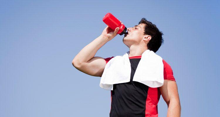 Bebe para coger músculo