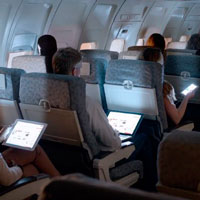 Aparatos electrónicos durante todo el vuelo en Europa