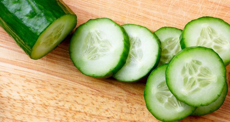 El pepino en la dieta