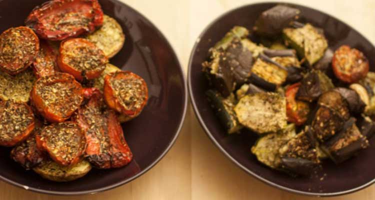 Verduras a la parrilla