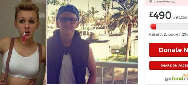 Chica busca dinero online para cambiar sexo