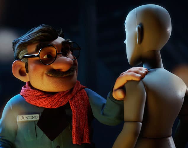 Justino, estrella del anuncio de la Lotería de Navidad