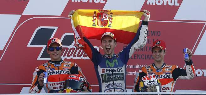 Jorge Lorenzo Tricampeón del Mundo de MotoGP