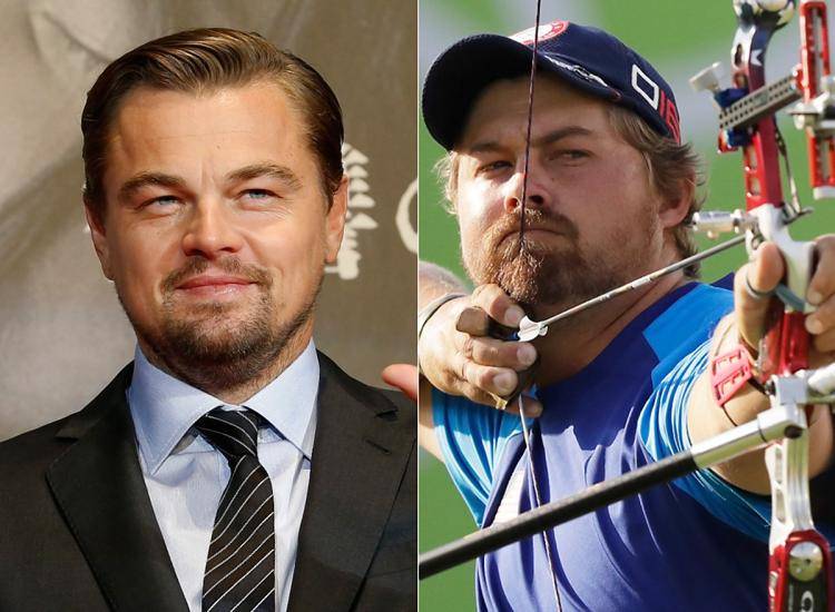 Di Caprio ‘llega a Río’ con el cara de Brady Ellison