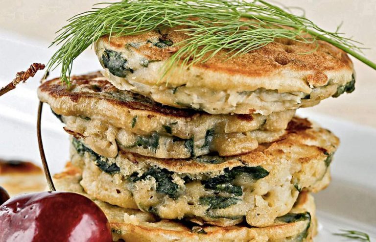 Cómo preparar Tortitas ligeras de espinacas