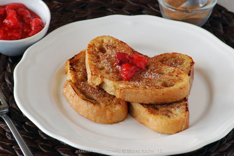 Receta de torrijas saludables