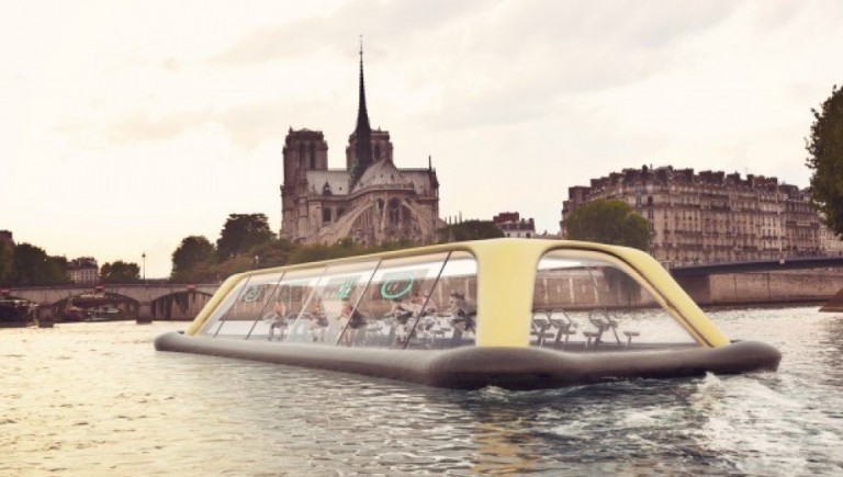 Paris Navigating Gym: el gimnasio que navegará impulsado por los turistas
