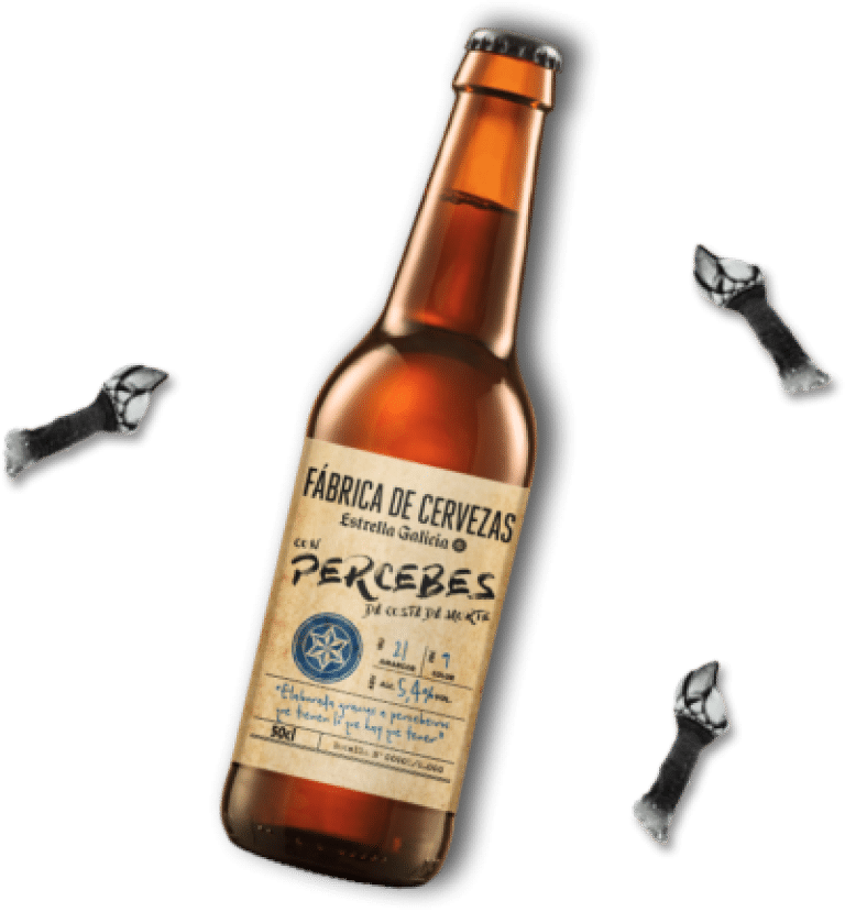 Cerveza con sabor a percebes en honor a Galicia