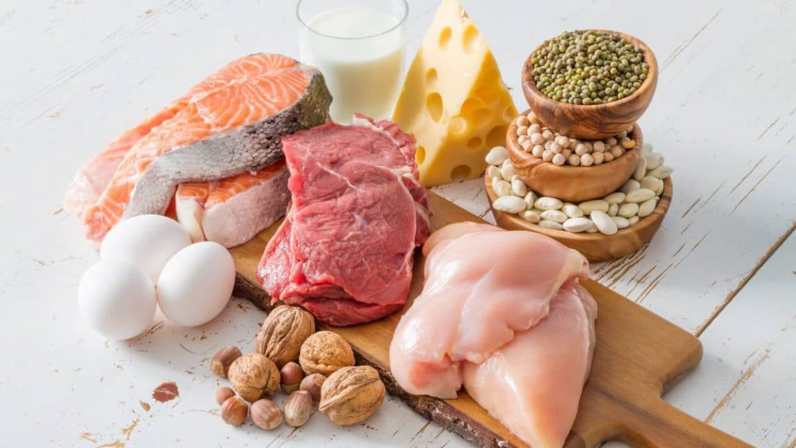 alimentación para crecimiento muscular