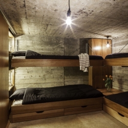 Bed&Breakfast en un búnker