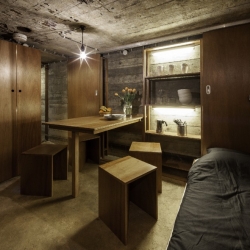 Bed&Breakfast en un búnker
