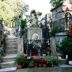 Pére Lachaise en París, Francia