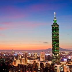 El Taipei 101 de Taipei	 vale 1,76 billones de dólares