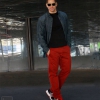 Camisa denim y pantalones de Timberland. Gafas de sol Wandy