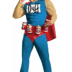 ¡Triunfa con el traje de Duffman de 'Los Simpson'!