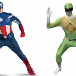 Disfraces com el del Capitán América o Power Rangers son ya un clásico