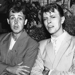 McCartney y Bowie