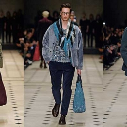 Colores y estampados bohemios para la propuesta de Burberry Prorsum
