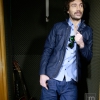 Proton Hooden jacket mazarine blue, pantalones Davin 3D loose tapered G-Star, camisa azul Fred Perry, gafas Harry Woodys Barcelona