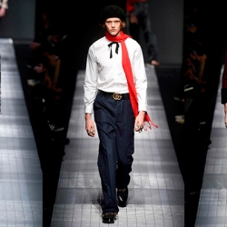 Gucci presentó a su nuevo director creativo, Alessandro Michele, con una colección setentera e inspirada en los pintores bohemios