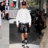 Los shorts aparecen en clave 'oversize', anchos y casi por debajo de la rodilla